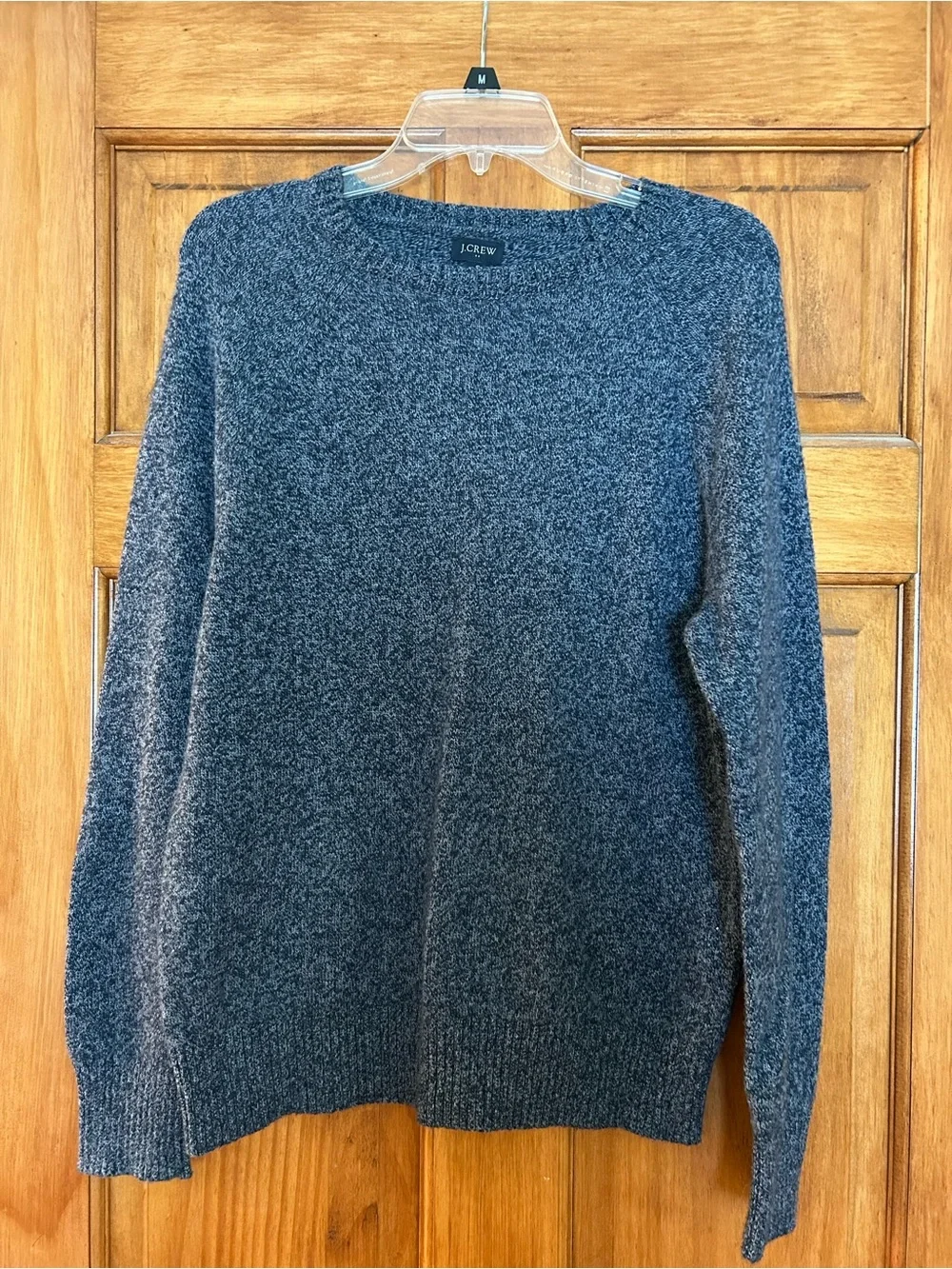 J. Crew Men’s Dark Heather Blue Crewneck Sweater